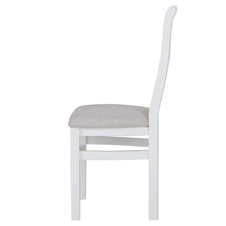 Evreux Cross Back Chair Fabric Seat