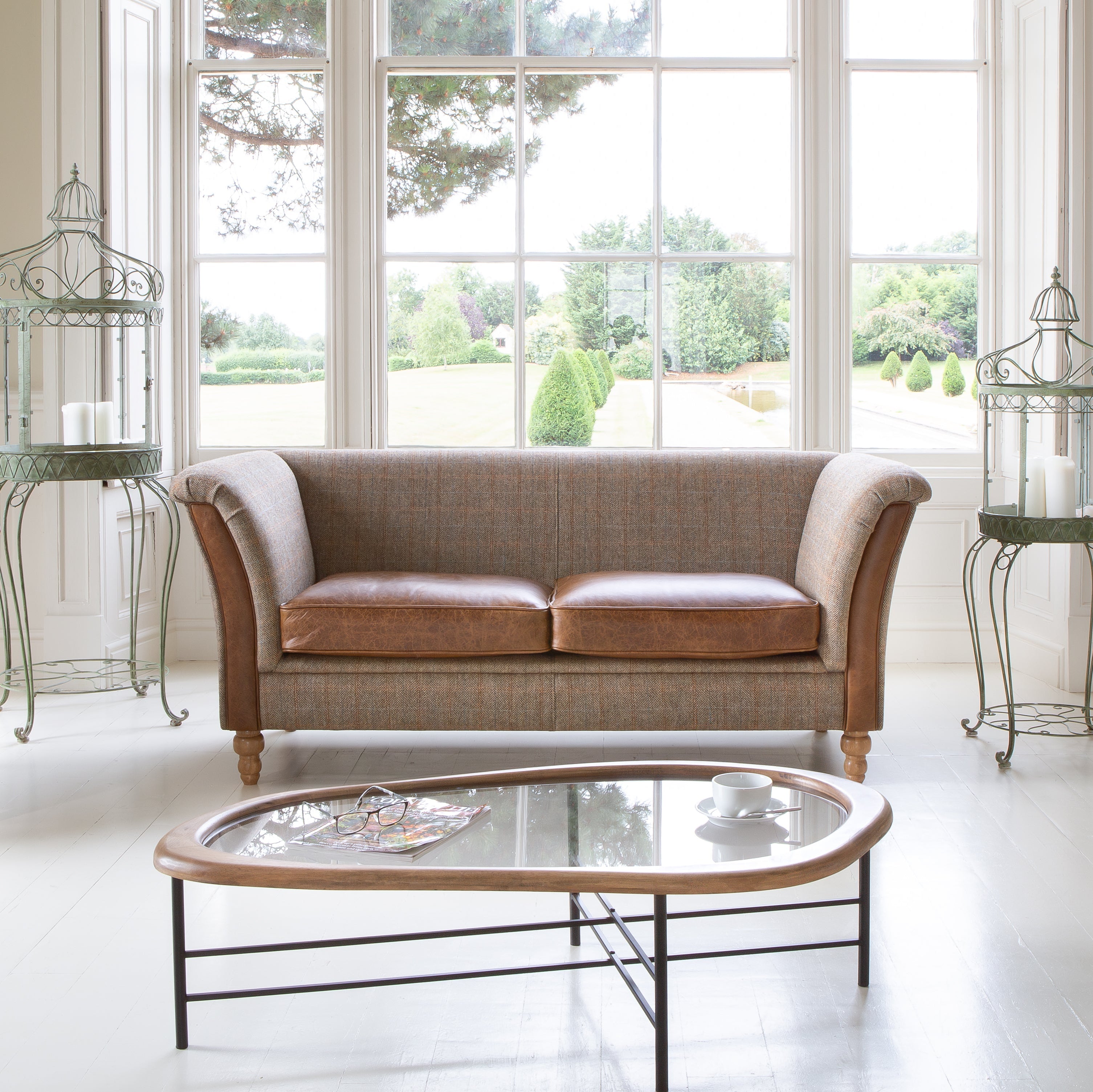 Chambery 2 Seater Plain Back Sofa