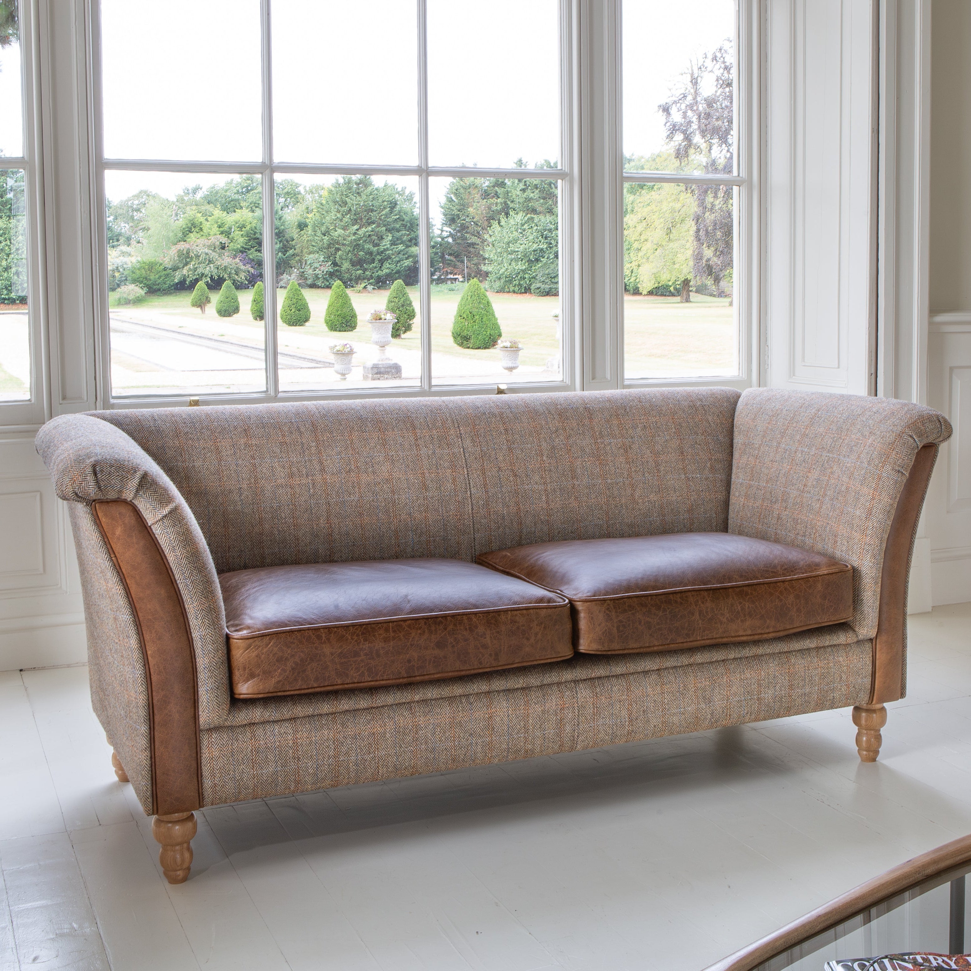 Chambery 2 Seater Plain Back Sofa