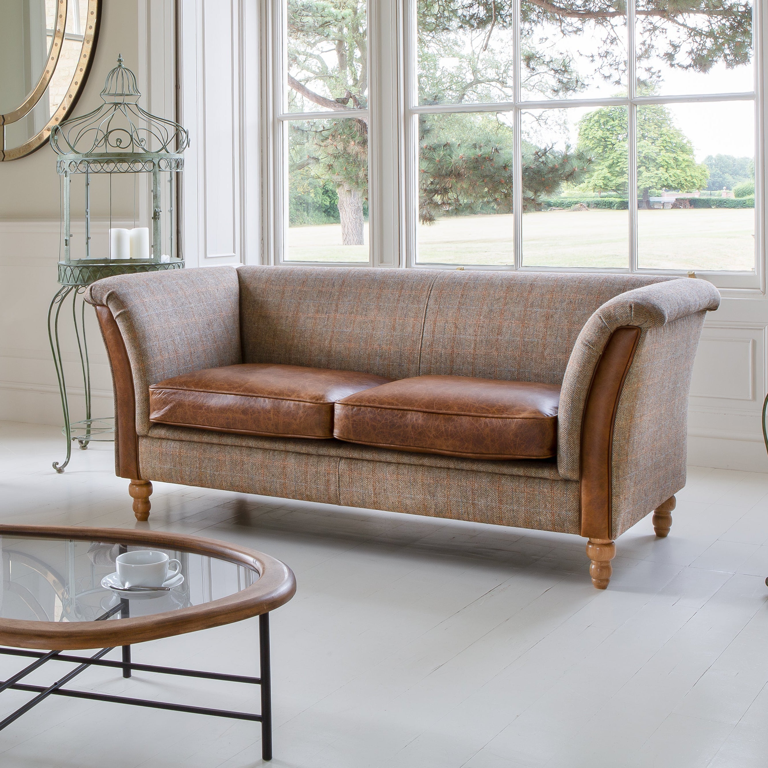Chambery 2 Seater Plain Back Sofa