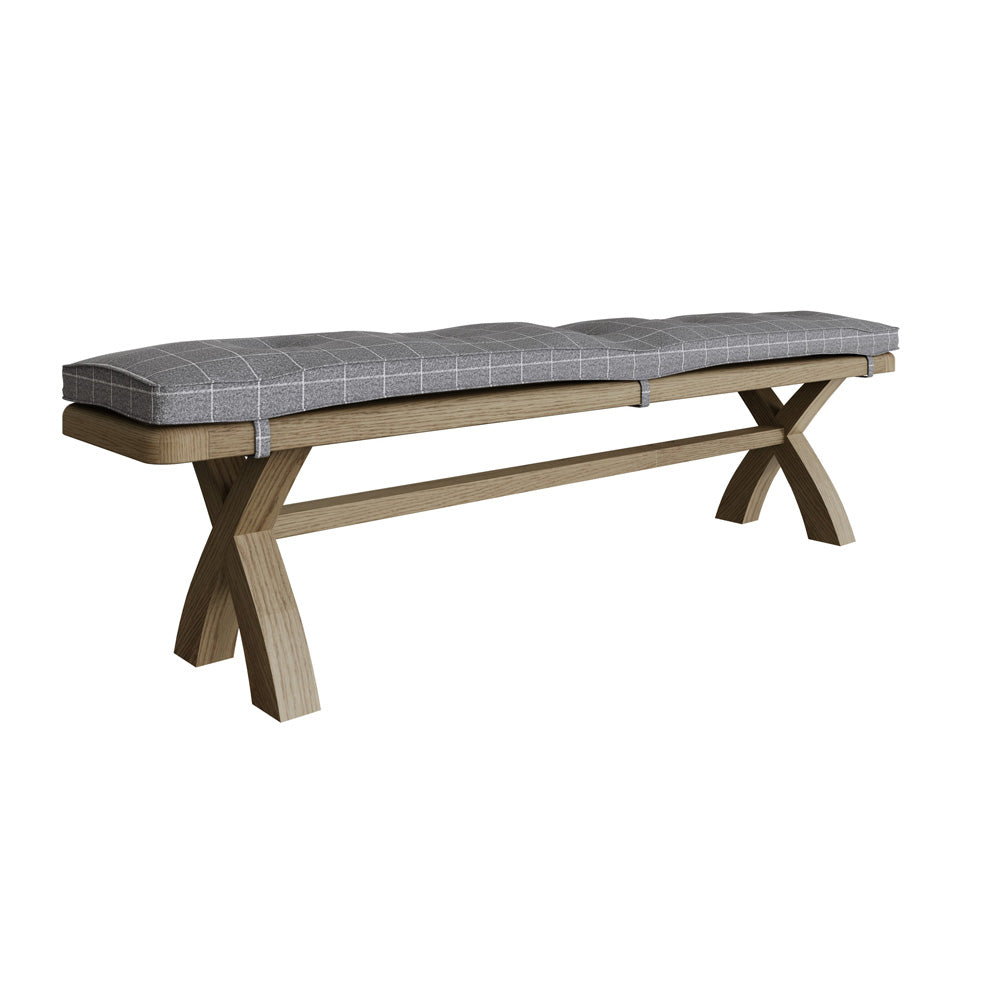 Caen 2.0m Cross Leg Bench