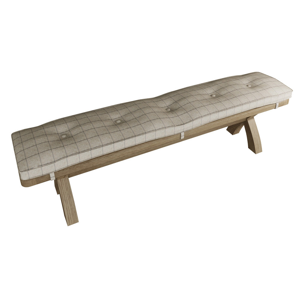 Caen 2.0m Cross Leg Bench