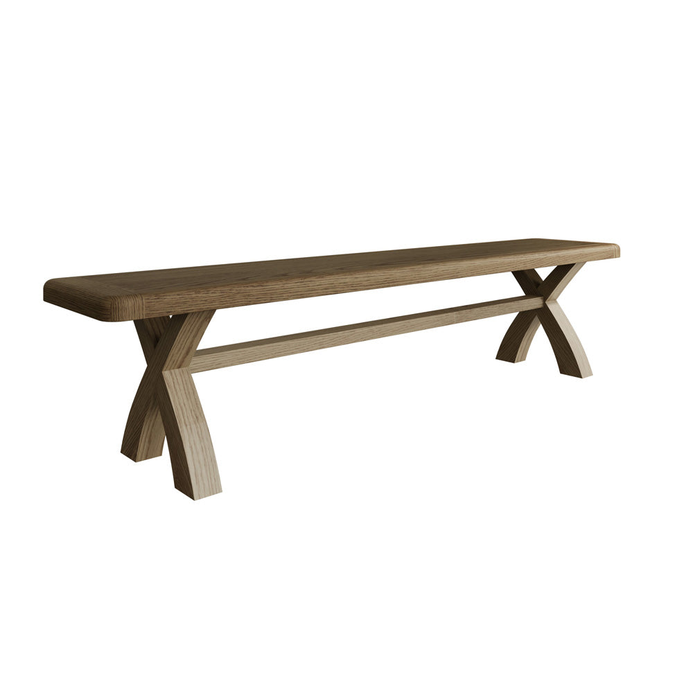 Caen 2.0m Cross Leg Bench