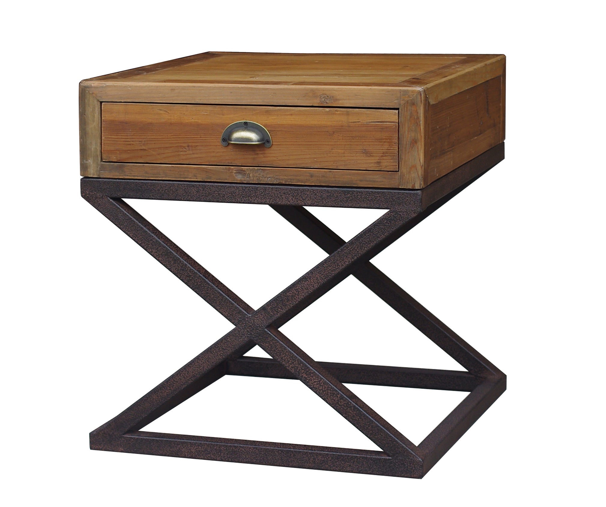 Dunkirk X Base Side Table 1 Drawer