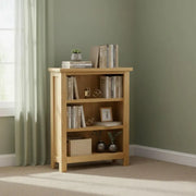 Marseille Bookcase - Low - Natural Oak