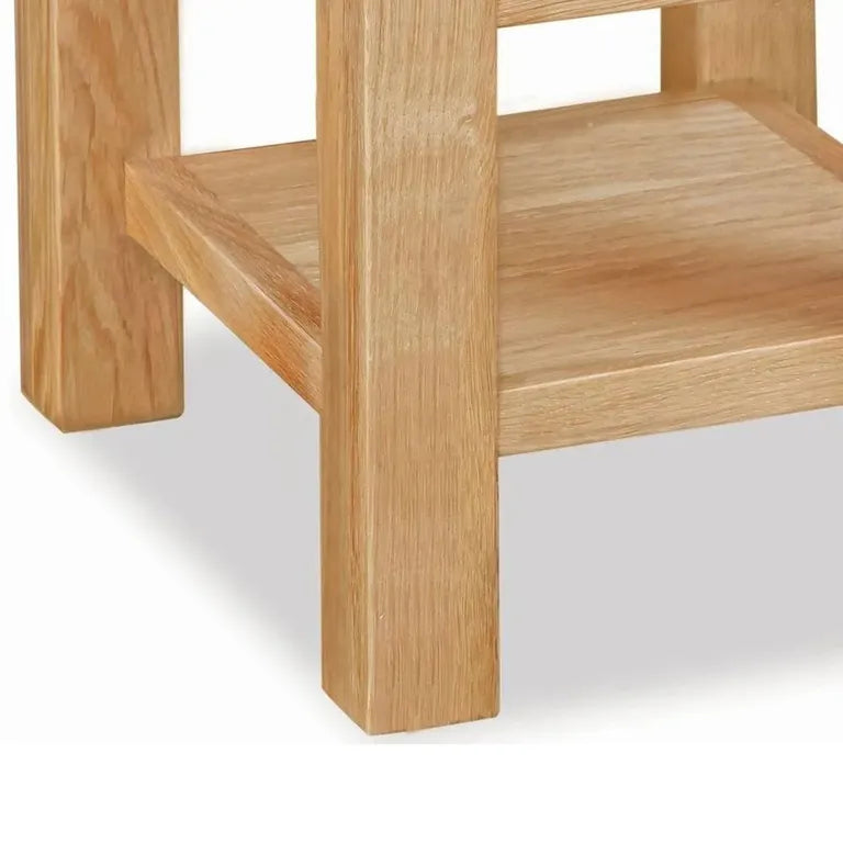 Marseille Lamp Table - 1 Drawer - Natural Oak