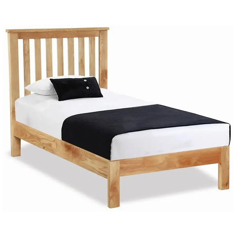 Marseille Slatted Bed - Natural Oak - 3ft Single