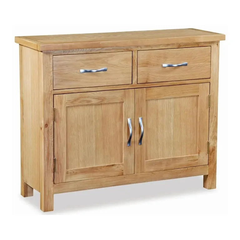 Marseille Small Sideboard - 100cm - 2 Door - Natural Oak
