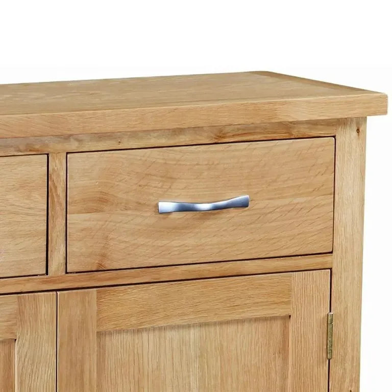 Marseille Small Sideboard - 100cm - 2 Door - Natural Oak