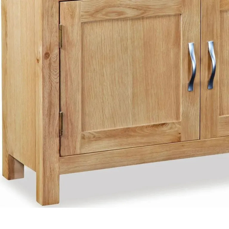 Marseille Small Sideboard - 100cm - 2 Door - Natural Oak