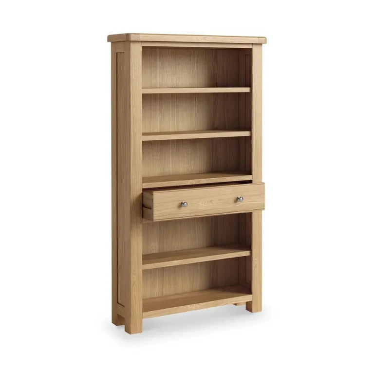 Paris Bookcase - 1 Drawer Large - Oak