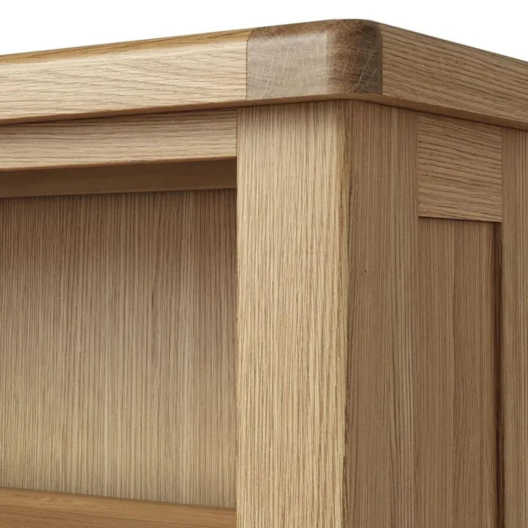 Paris Bookcase - 1 Drawer Slim - Oak