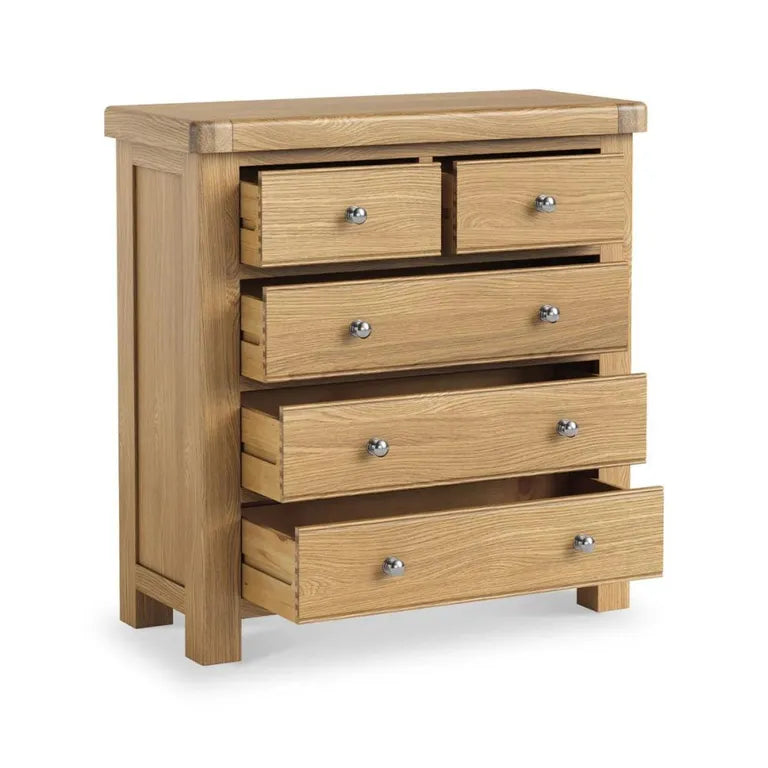 Paris Chest - 2+3 Drawer - Oak