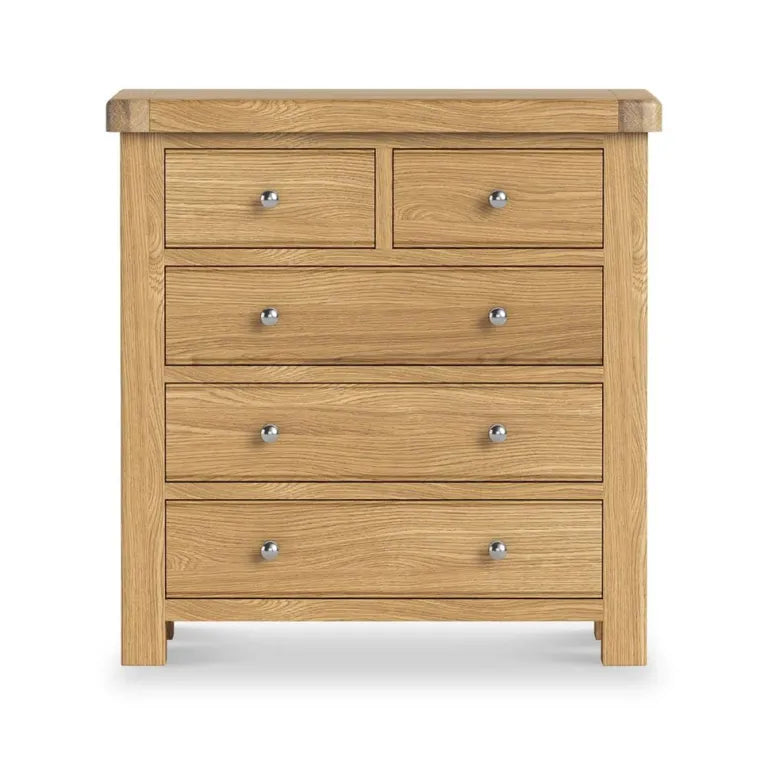 Paris Chest - 2+3 Drawer - Oak