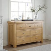 Paris Chest - 3+4 Drawer Wide - Oak