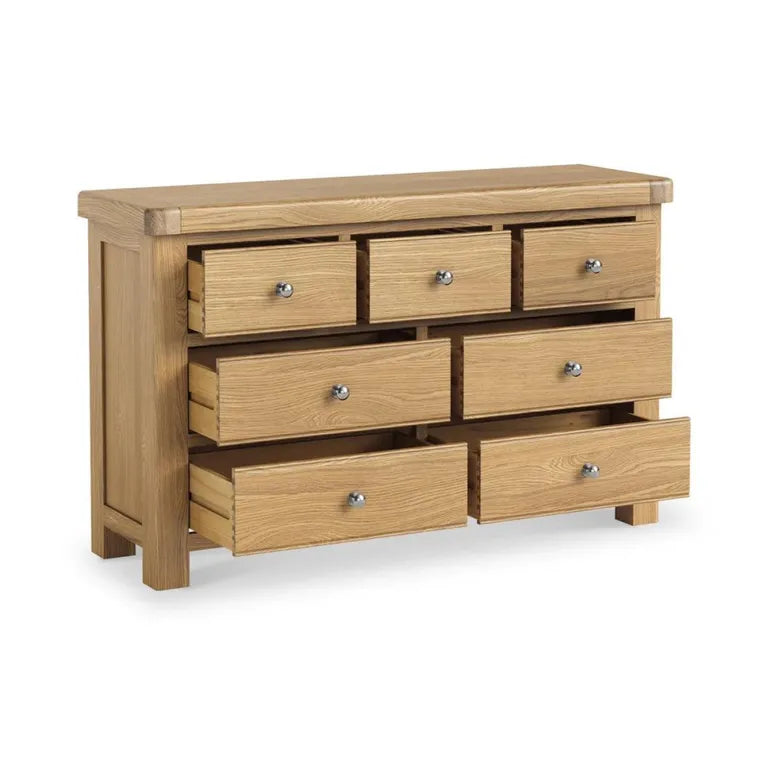 Paris Chest - 3+4 Drawer Wide - Oak