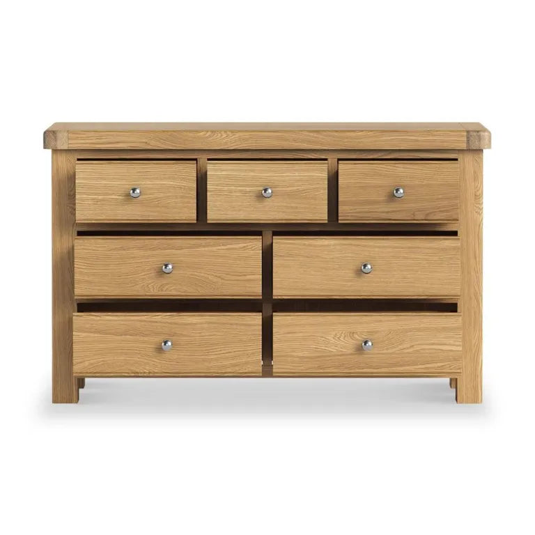 Paris Chest - 3+4 Drawer Wide - Oak