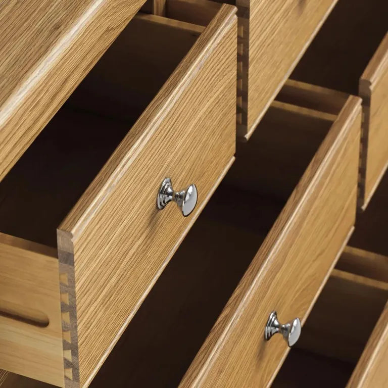 Paris Chest - 3+4 Drawer Wide - Oak