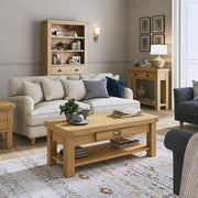 Paris Coffee Table - 1 Drawer - Oak