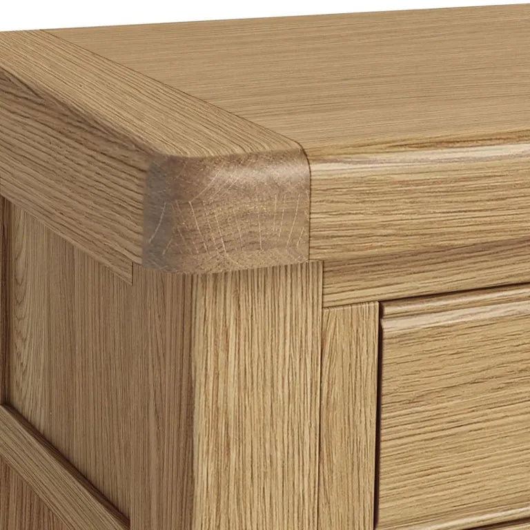 Paris Console Table - 2 Drawer - Oak