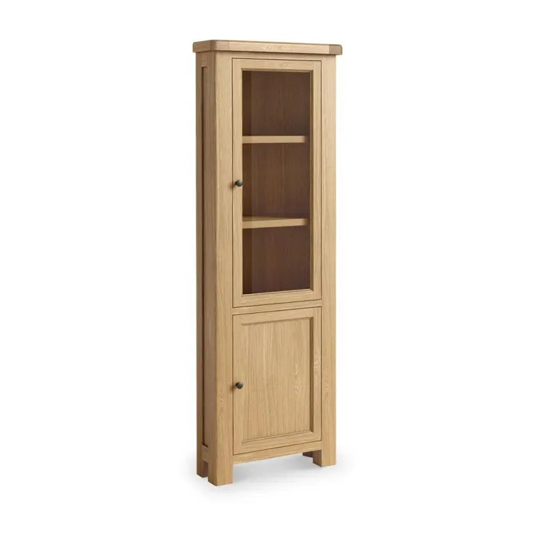 Paris Display Cabinet - 2 Door Corner - Oak