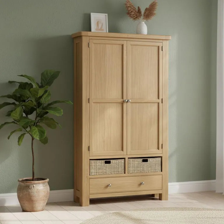 Paris Larder Unit - 2 Door - Oak