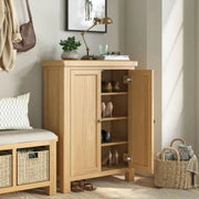 Paris Shoe Cabinet - 2 Door - Oak