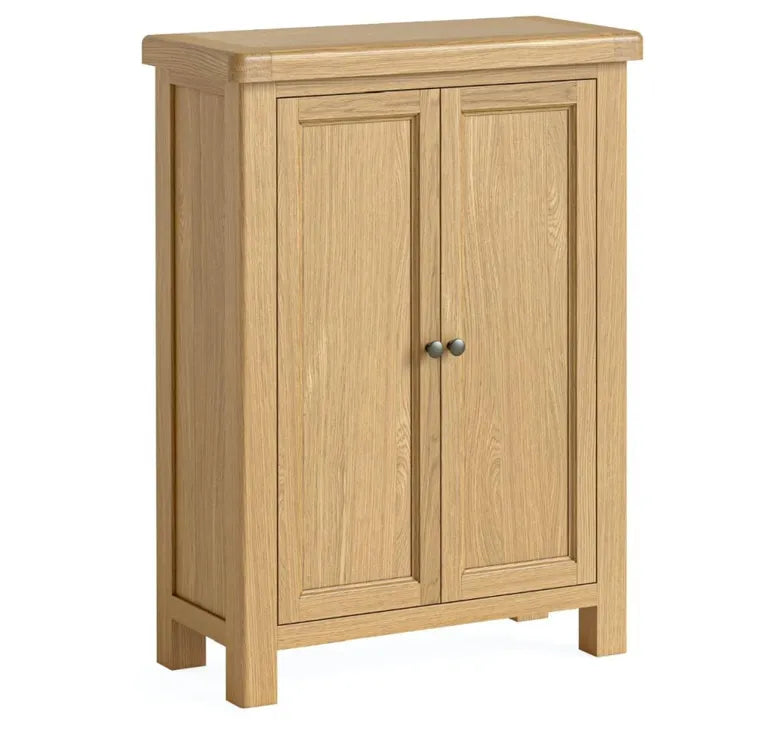 Paris Shoe Cabinet - 2 Door - Oak