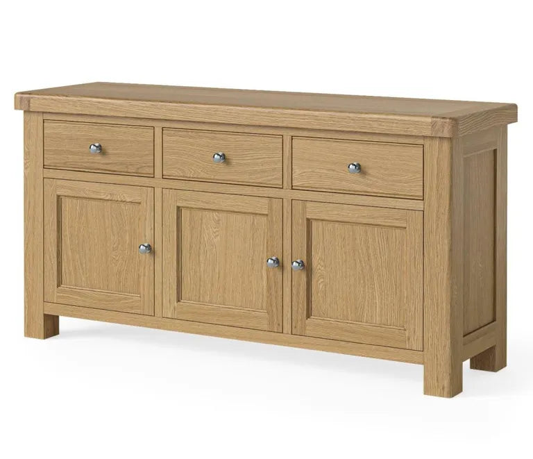 Paris Sideboard - 3 Door Large - 166cm - Oak