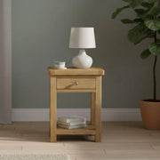 Paris Telephone Table - 1 Drawer - Oak