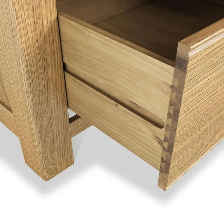 Paris Wardrobe - 3 Door 2 Drawer - Oak