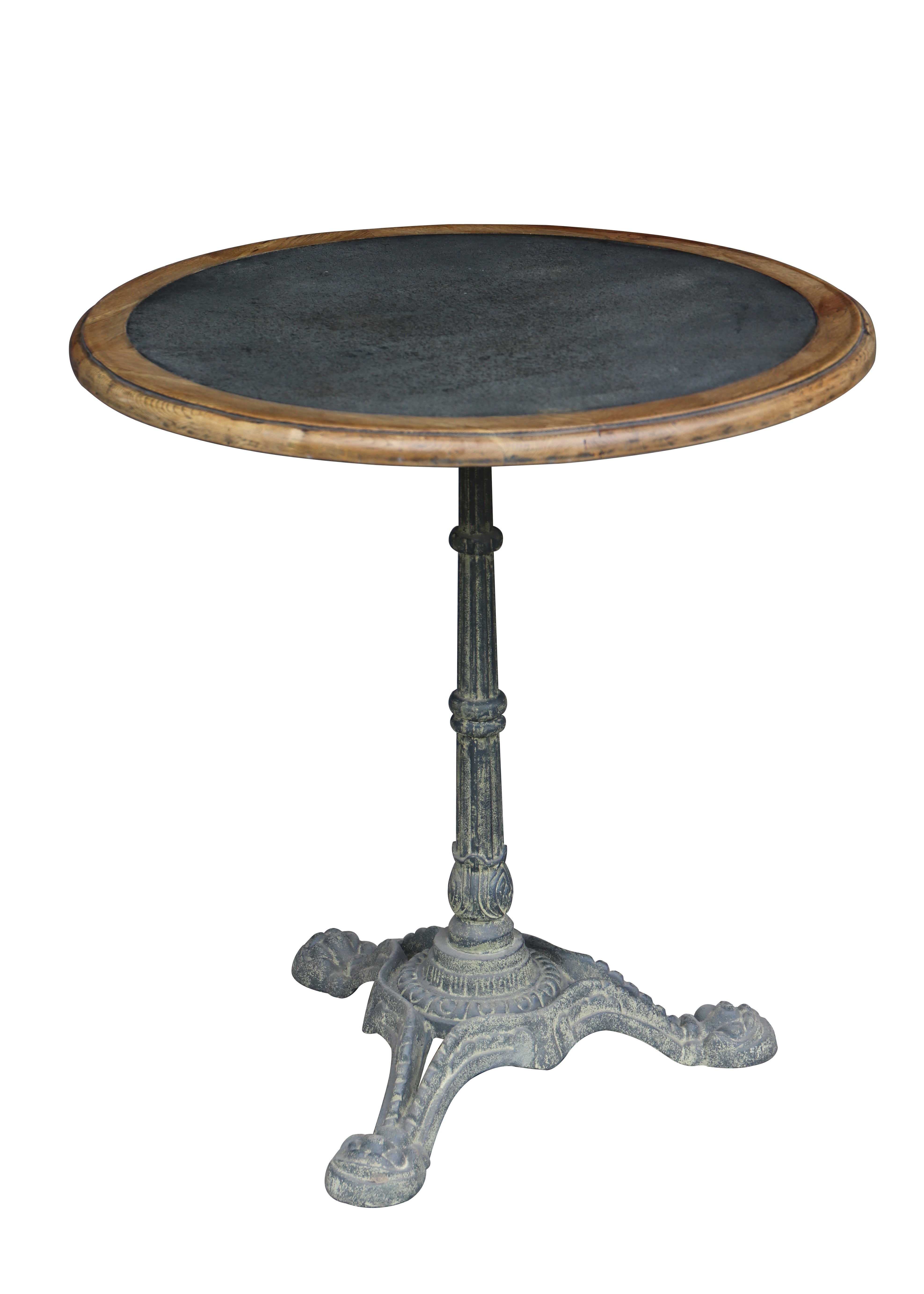 Dunkirk Round Café Table with Zinc Top