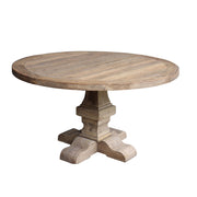 Dunkirk Reclaimed Oak Thick Top 1.4m Round Table