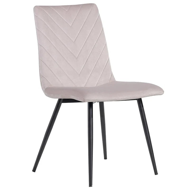 The Chair Collection Retro Dining Chair - Taupe Velvet