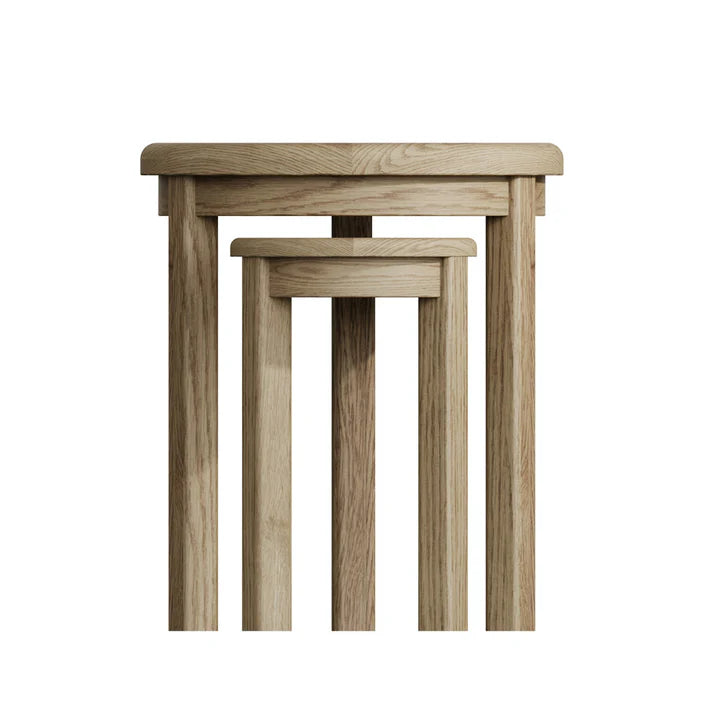 Caen Round Nest of 2 Table