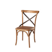 Dunkirk Metal Cross Back Chair