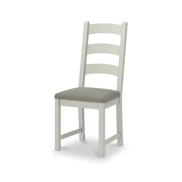 Rouen Dining Chair - Set of 2 - Ladder Back - Grey Oak
