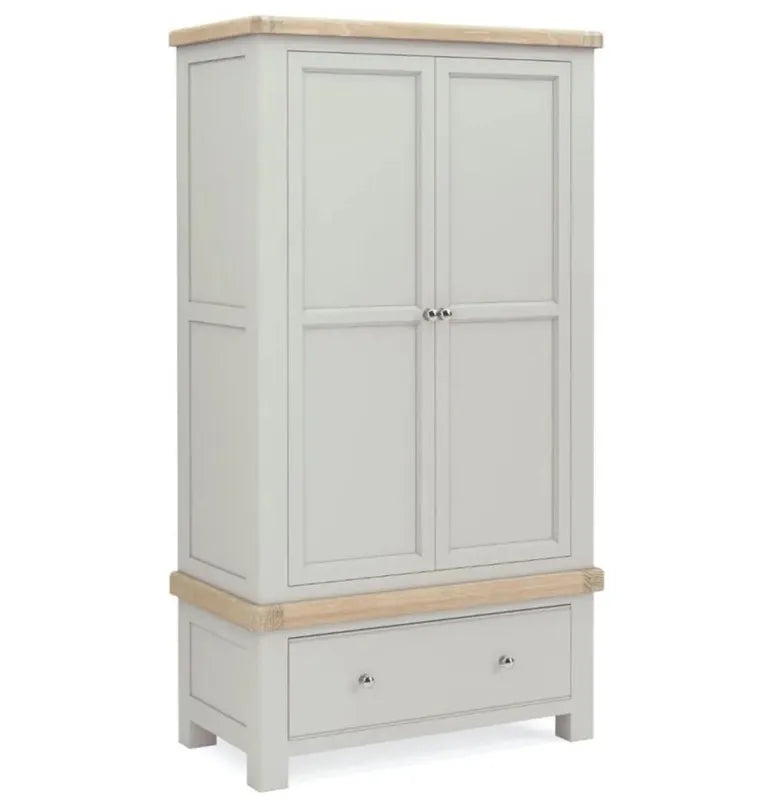 Rouen Double Wardrobe - 2 Door 1 Drawer