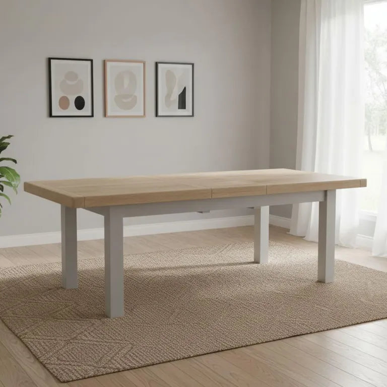 Rouen Extending Dining Table - 8-10 Seater - 200cm-245cm