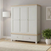 Rouen Wardrobe - 3 Door 2 Drawer
