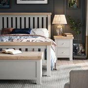 Rouen Bedside Cabinet - 2 Drawer