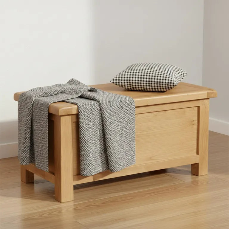 Tours Premium Blanket Box - Oak