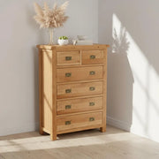 Tours Premium Chest - 2+4 Drawer - Oak