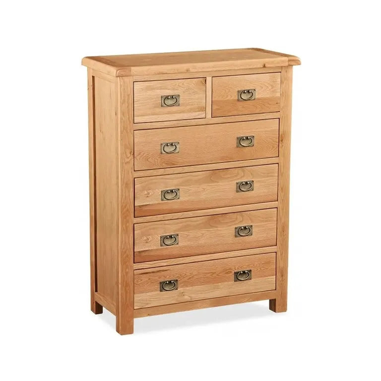 Tours Premium Chest - 2+4 Drawer - Oak