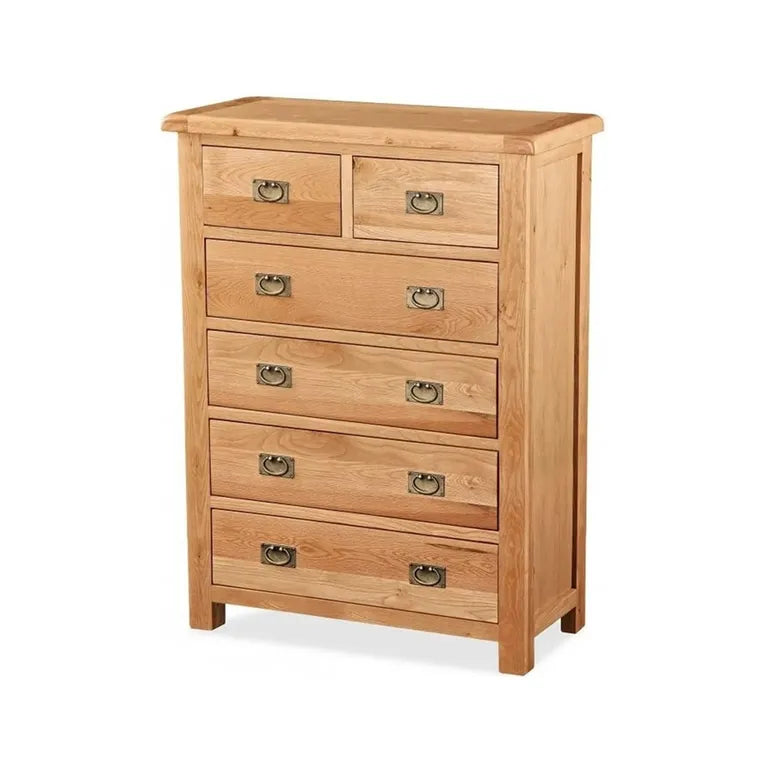 Tours Premium Chest - 2+4 Drawer - Oak