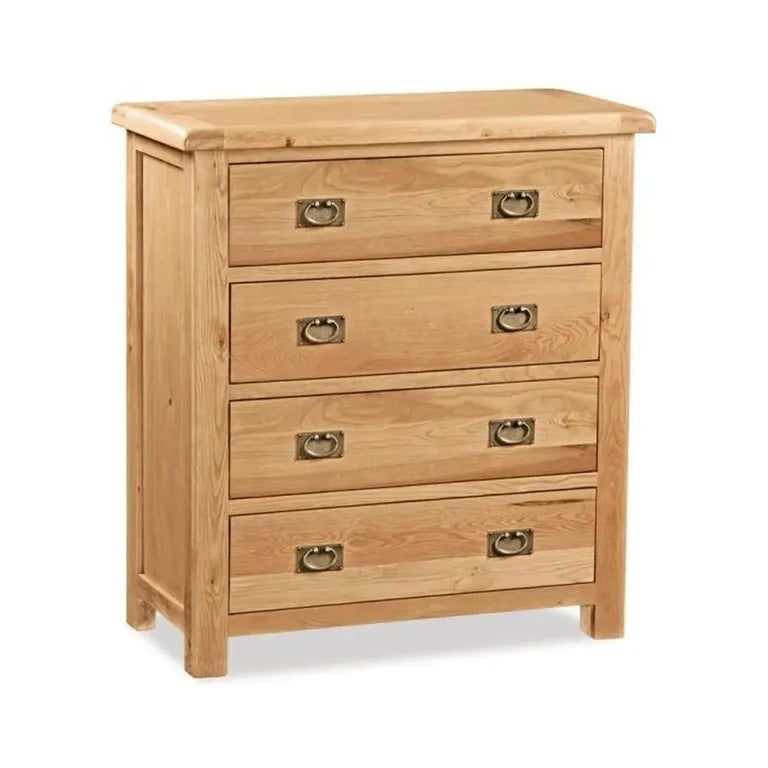 Tours Premium Chest - 4 Drawer - Oak