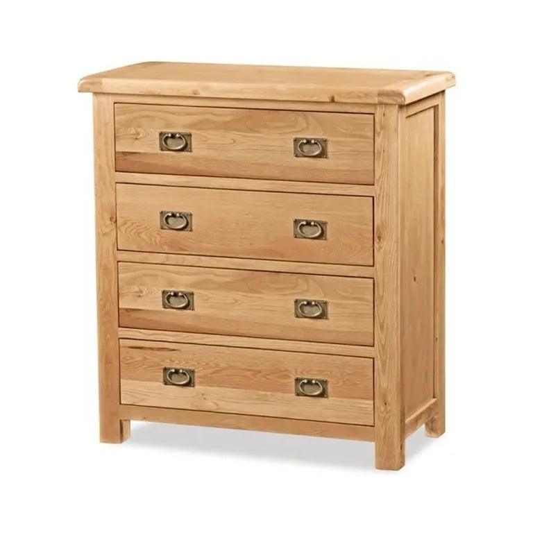 Tours Premium Chest - 4 Drawer - Oak