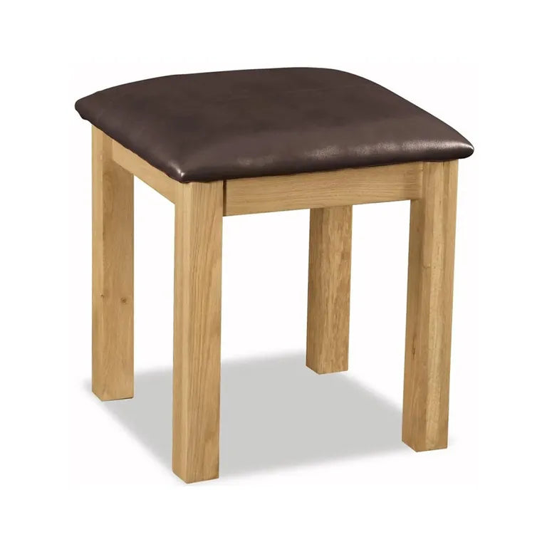 Tours Premium Dressing Stool - Padded - Oak