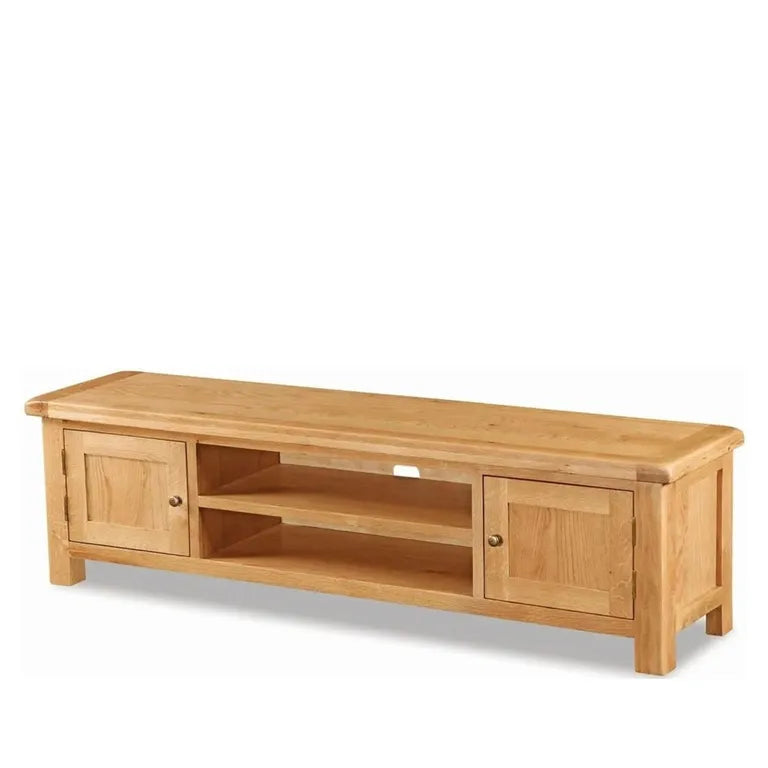 Tours Premium Large TV Unit - 2 Door - Oak