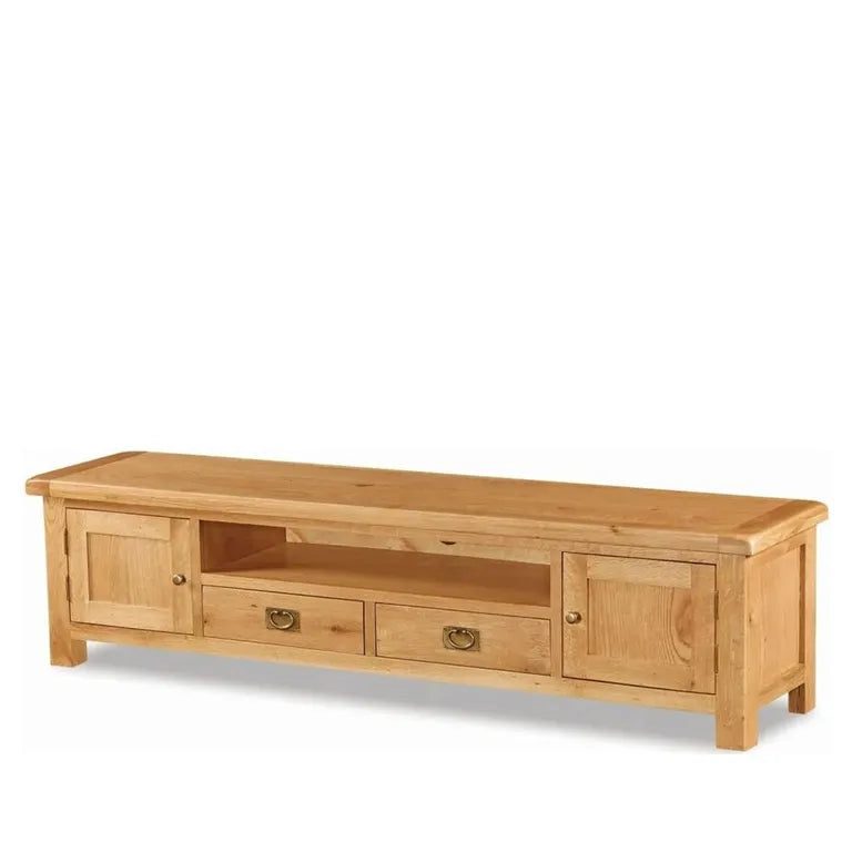 Tours Premium Large TV Unit - Storage - Oak
